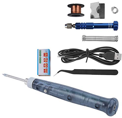 USB-Lötpistole, Tragbarer Lötkolben, Lötkolben, Stift, Lötkolben-Ausrüstungsset mit Zinndraht, Lötmittel, Schweißreparaturwerkzeuge