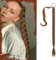 Sofeiyan Braid Extensions Pferdeschwanz Verlängerung mit Haargummi 66cm Lange Geflochtener Ponytail Verlängerung Dunkelblond Natürliches Haarverlängerung Synthetisches Zopf Haarteil für Damen