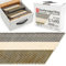 Lun Fix 34° Grad Ringschaftnägel 3,1 x 90 mm | Packung 2000 Stück | D-kopf-Nägel für Akku-Nagler | Gasnagler| Papiergebunden Blank Nägel | für Druckluftnagler | Unverzinkt.