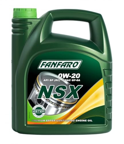 FANFARO Motoröl NSX 0W-20 Vollsynthetiköl Motorenöl 4 L