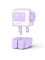 UGREEN Uno Charger 65W USB C Charger Nexode 3-Port GaN Fast Charger Plug Type C Power Adapter Compatible with MacBook Pro, iPhone 16 Pro/16/15, Galaxy S24/S23, Pixel 9, Steam Deck, ROG Ally (Purple)