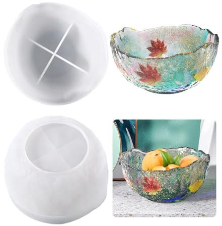 Operitacx 2stücke Silicone Fruit Bowl Making Mold Kreatives Werkzeug Für Einzigartige Obst Und Nuss-schalen Für Bastelprojekte Und Kreative Aufbewahrung Aus Hochwertigem Silikon Gefertigt