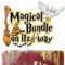 Festus Magical Bundle On Its Way Cake Topper, Welcome Baby Muggle Cake Topper, Wizard Magic Baby Shower Decoration, Magic Themed Gender Reveal Party Supplies, Owl Broom Magic Lightning Cake Decor