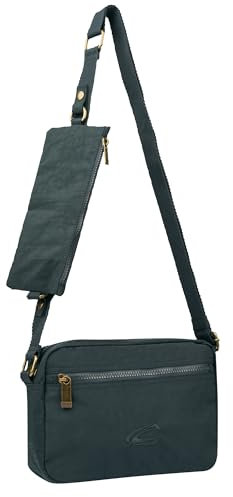 camel active Herren Umhängetasche mit verstellbarem Schulterriemen Dunkelblau, Menswear-M
