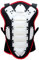 PROANTI Kinder Rückenprotektor Ski Snowboard Rücken Protektor Motocross Quad Reiten - weiß, L/164
