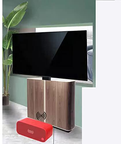 Soporte universal de TV para televisores de 32 y 55 pulgadas, soporte de suelo giratorio de 360 grados con base giratoria