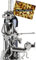 BRUBAKER Weinflaschenhalter Jäger mit Jagdhund - Flaschenhalter aus Metall - Jagd Geschenk Metallfigur mit Hund - Weingeschenk Flaschenständer mit Geschenkkarte - Farbe: Silber