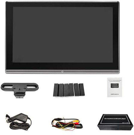 IEEDFJKK 2G32GB ROM 14 Pulgadas HD IPS 4K Pantalla para reposacabezas de Coche Pantalla para reposacabezas de Coche Pantalla Multimedia HD Pantalla táctil