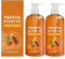 Papaya Lot de 2 gels douche 237 ml – Lessive corporelle éclaircissante douce pour hommes et femmes – Texture légère, nettoyage doux, parfum frais et durable, idéal pour la douche quotidienne et les