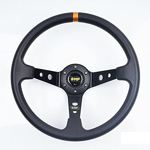 Volant Voiture Sport PU Roues de pilotage automobile maïs Deep Drifting Directeur sport pour l'adaptateur volant G29 G920 13 / 14inch
