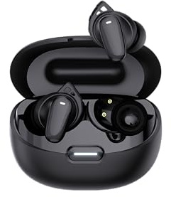 septseven Kopfhörer Kabellos Bluetooth 5.4 mit 6 Silikonmikrofonen AI Intelligent ENC Noise Cancelling,IPX7 Wasserdichtes In Ear Kopfhörer,65 Std Spielzeit,Minimalistisches Design für Arbeit,Büro