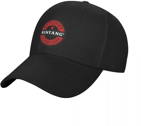 QIOEURYU Klassische Baseballkappe Bintang Bali Bier Balinesische Souvenir-Segler für Männer Western Vintage-Golf Herren Damen zum Camping Wandergeschenke