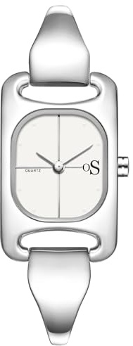 findtime Montre analogique rectangulaire pour femme - Montre à quartz - Étanche - 3 ATM - Style individuel - Décontracté