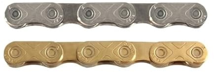 HKZRTUDS Kompatibel mit KMC X Flat 12S Flattop-Fahrradkette, gewachst, Staub- und ölbeständig, 126L for sanftes Schalten bei MTB und Rennrad,Teile(X12 X Flat Silver)