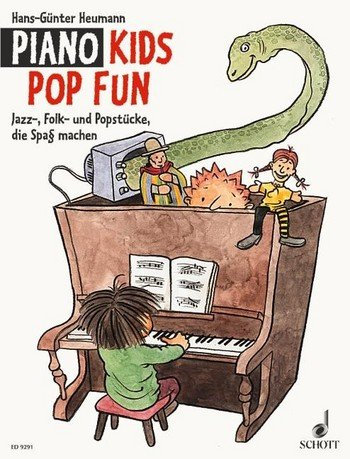 PIANO KIDS Pop Fun inkl. praktischer Notenklammer - 29 Jazz-, Folk-, Popstücke und Filmmelodien, die Spaß machen u.a. mit MORNING HAS BROKEN und STAR WARS (Titelmelodie), herausgegeben von Hans-Günter Heumann - Noten/Sheetmusic