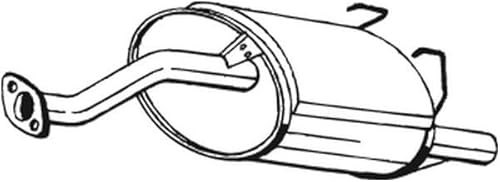 BOSAL Endschalldämpfer 163-203 | Kompatibel mit: HONDA CIVIC VI Hatchback