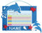 alles-meine.de GmbH Bastelset Stundenplan - Schule/Schulplaner für Schulstunden - Delfin blau Tiere - incl. Namen