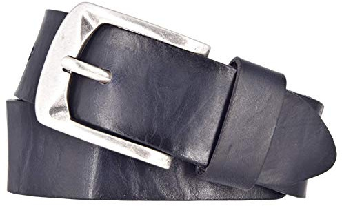 Bernd Götz Walkleder Gürtel 4 cm Blau 402187-0049 85 cm Gürtel zum kürzen kürzbar Ledergürtel Leder Jeansgürtel Jeans