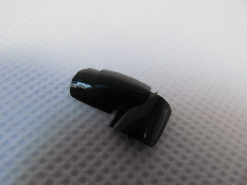 Fat-catz-copy-catz 100x False medium long length Full Coverage, French half tips or full toe false nails & glue, 10 different sizes - Black Toe