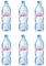 Evian Natural Spring Water 1 Liter Bottle (Pack of 6) by Evian