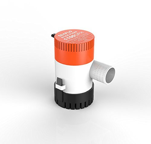 LIGHTEU®, DC 12V 1100GPH Bomba de sentina no automática Bomba de agua sumergible para barcos marinos yate caravana jardín al aire libre SFBP1-G1100-01