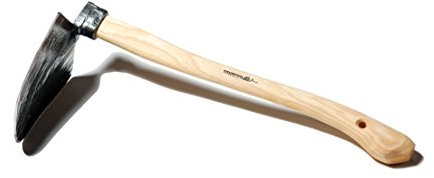 Krumpholz Handhacke, spitz-oval, mit Eschen-Kuhfußstiel (55 cm)