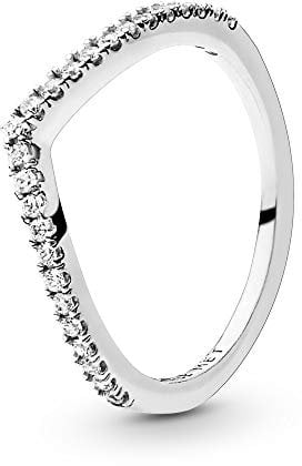 PANDORA Damen-Ringe 925 Sterlingsilber mit '- Ringgröße 54 (17.2) 196316CZ-54