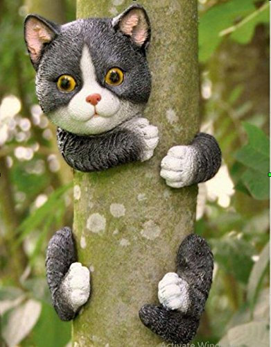 Garden Mile Sculpture de jardin pour tronc d’arbre en forme d'animal