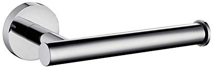 Celbon SUS304 Stainless Steel Toilet Roll Holder Chrome Finish Wall Mounted Bathroom Loo Holder Toilet Tissue Paper Rack for Toilet……