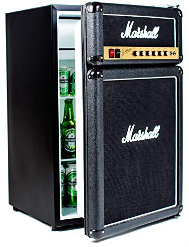 Marshall MRFRIDGE44-2019 - Armario frigorífico. Eficiencia energética: F (A - G). 114 l, equipo de suelo, color negro