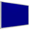 ALLboards Pinnwand Filztafel 90x60cm mit Aluminiumrahmen, Textiltafel Blau