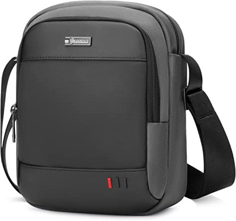 Borsello Uomo Tracolla Casuale Borsa a Tracolla da Uomo Piccolo Borsa a Spalla Ipad per Sportiva, Viaggio, Lavoro