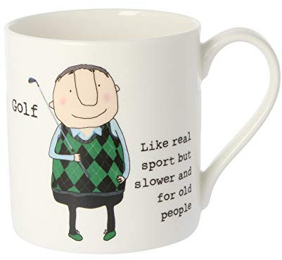 Rosie Made A Thing Golf Like Real Sport Bone China Mug Gift Idea Him QRH13