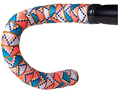 BTP Dschungel Spring Woven Bicycle Handlebar Tape with trendy colours and pattern designs.Excellent smooth feel with long service life.