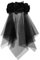 ITODA Halloween Hairband Bandeau Mariée Voile Couronne de Fleurs Rose Serre-tête avec Voile Bandeau tête Mariée Zombie Gothique Accessoire Cheveux Costume Déguisement pour Fête de Mariage ou Festival