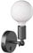 ledscom.de Vintage E27 Wand-Leuchte FETRO mit Schalter, schwarz, schwenkbar, inkl. E27 Lampe (warmweiß, 6,191W, 845lm)