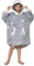 Winthome Couverture à Capuche surdimensionnée, Couverture de Sweat-Shirt en Flanelle, Pull Confortable pour Enfants garçon Filles (Étoiles, Taille Unique)