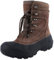 Knixmax Stivali da Neve Stivali Invernali Foderati in Pelliccia Suole Impermeabili Scarpe Calde Stringati Uomo Marrone 44EU