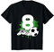 8. Geburtstag Junge 8 Jahre Fussballer Fussball Geburtstags T-Shirt