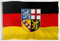 PHENO FLAGS Saarland Flagge 90x150cm - wetterbeständige Fahne mit Messingösen, 100% Polyester, robuste Doppelnaht & in lebendigen Farben - ideal für Flaggen-Liebhaber