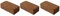 3X Novatool Humusziege fein l 24 Liter | 650g 20x5,5x10 | Terrarium Bodengrund Kokoserde Terrarium Reptilien Zubehör Kokoschips Kokos einstreu Meerschweinchen Substrat Schildkröten Frosch Kokoshumus