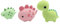 Sahkgye Three Cute USB Charging Data Cable Winder Protector Cartoon Cord Protector