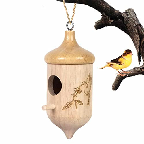 Kolibri Haus Aus Holz Kolibri Haus Für Draußen Kolibri Häuser Zum Aufhängen Vogelhaus Für Garten Fenster Hängendes Vögel Haus Für Nisttasche Vogel Nistkästen Für Garten Dekoration