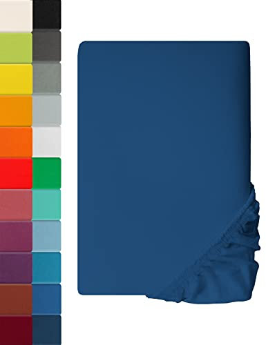 Premium Spannbettlaken MIA Royalblau | 140-160 x 200cm - 100% Baumwolle