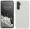 kwmobile Case Compatible with Samsung Galaxy A54 5G Case - Soft Slim Protective TPU Silicone Cover - White Matte