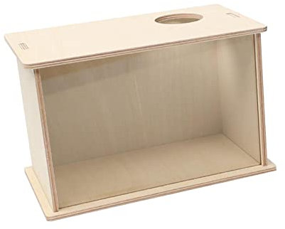Gralara Hamster Hamster Sandbad Box Käfig Duschraum für Zwerghamster, 25 cm x 15 cm x 15 cm