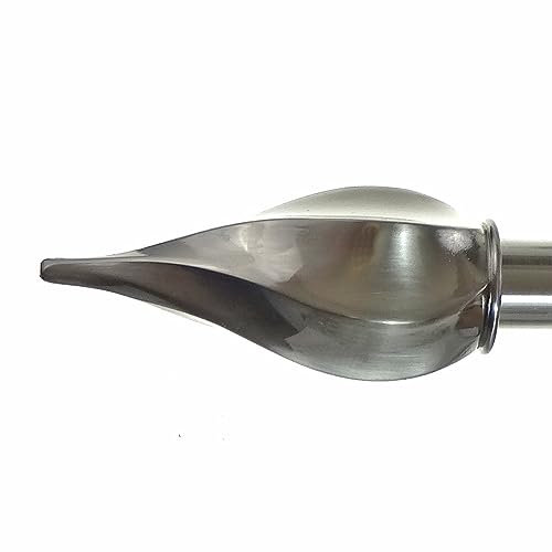 BASIT Gardinenstangen Endstück für 16 mm Rohr Edelstahl Look versch. Designs wählbar, Modell:E14