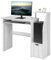 Trintion Computer Desk, Study Writing Small Desks with Drawer Sliding Storage Shelf Keyboard Tray, Gaming Desks for Home Bedroom Office Table Workstations,Oak Grey 80x85x40cm