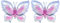 Schmetterlings Folienballon,2 Stücke Schmetterling Deko Geburtstag Luftballons lila,Schmetterlinge Deko Geburtstag Mädchen Luftballon,Folienballons für Schmetterling Thema Party Geburtstag Baby Shower
