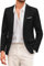 COOFANDY Herren Sakko Sportlich Freizeit Blazer Regular Fit Business Anzugjacke Revers Kragen Schwarze XL